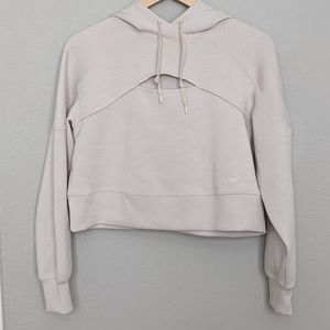 Lululemon Get Centered Cropped Hoodie White Opal size 4